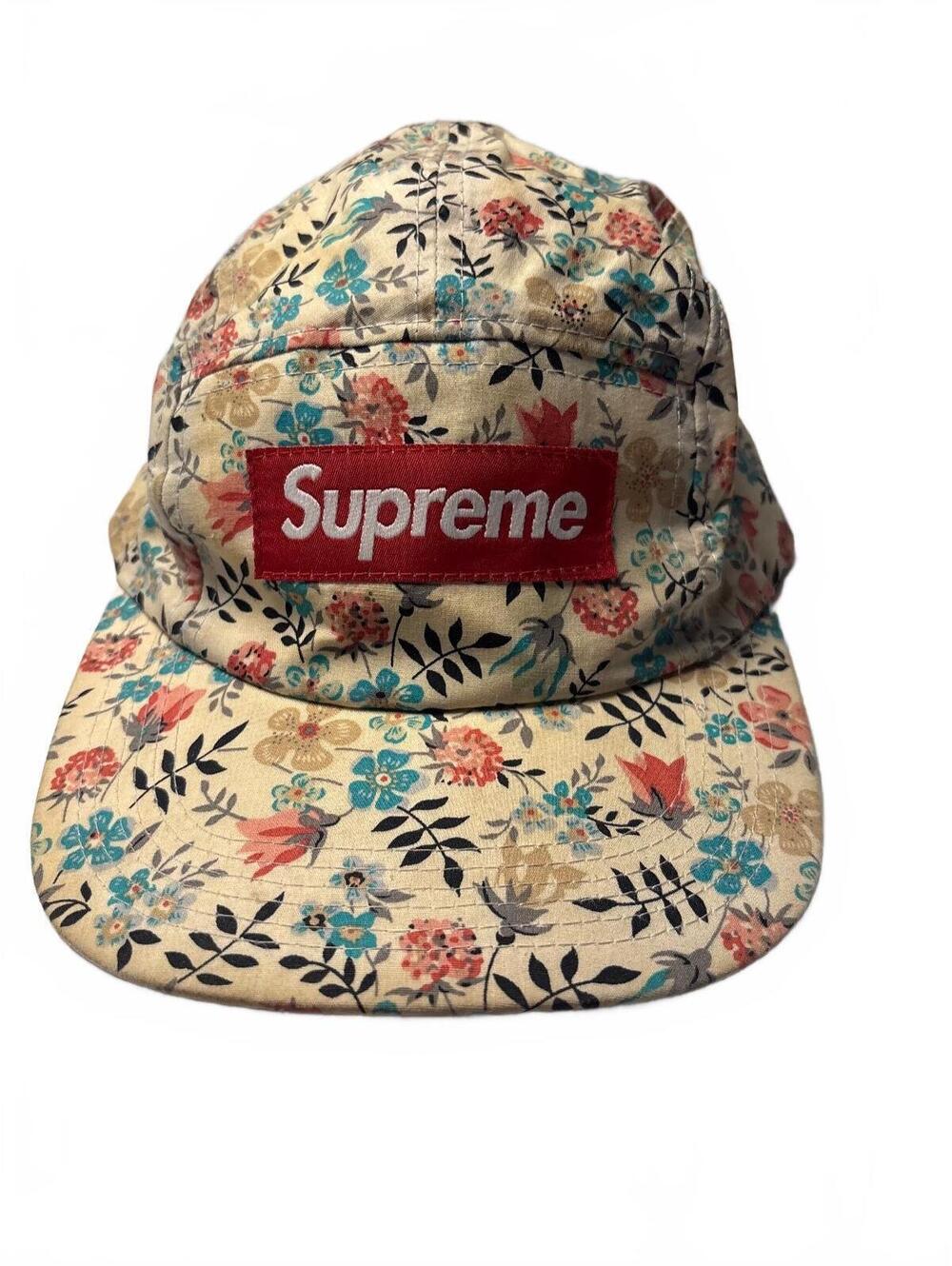 Supreme Floral Pattern Adjustable Cap - Picture 2 of 8